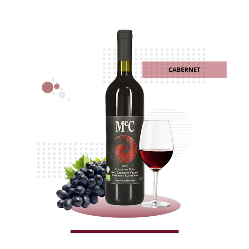 Organsko vino McC Cabernet Franc-Cabernet Sauvignon